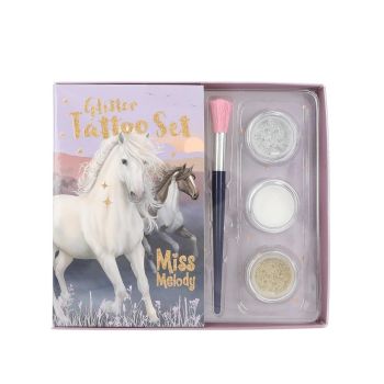 Miss Melody Glitter Tattoo Set Night Horses (0412657)