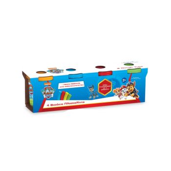 Paw Patrol Plasteline 4 Dough Tubs Set 400gr (03978pm)