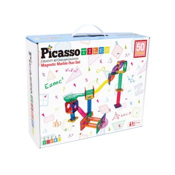 Picasso Tiles Marble Run Set (50 Pcs) (ptg50)