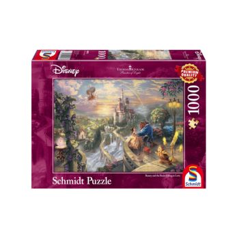 Puzzle Schmidt Thomas Kinkade Disney Beauty And The Beast 1000pc (sch59475)