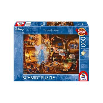 Puzzle Schmidt Thomas Kinkade Disney Geppettos Pinocchio 1000pc (sch57526)