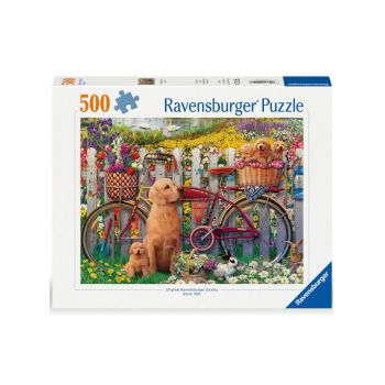 Ravensburger Puzzle Cute Dogs In The Garden 500p (12000209)