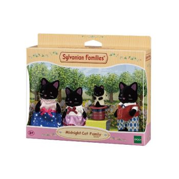 Sylvanian Families Midnight Cat Family 5530