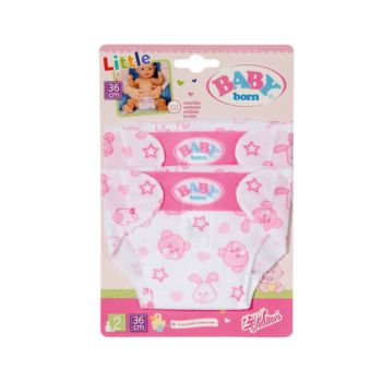 Baby Born Little Nappies 2 Pack 36cm