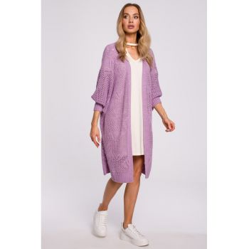 Cardigan lung ajurat -