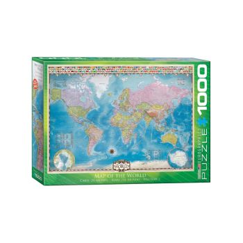 Eurographics Puzzle Map Of The World 1000 Pieces