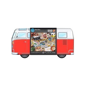 Eurographics Puzzle Road Trip In Vw Bus Tinbox 550 Pieces