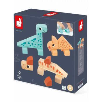 Janod Cubikosaurus Dinosaurs To Build (lkj5833)