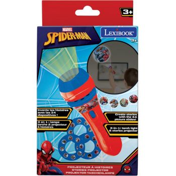 Lexibook Spider-man Stories Projector And Torch Light (ltc050sp)