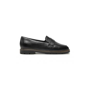 Mocasini dama - 304120 - Piele naturala - Negru -