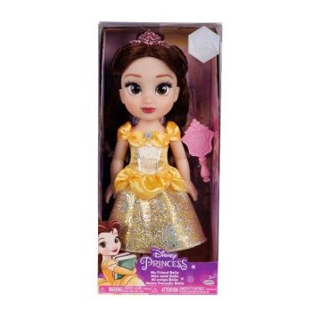 Papusa Disney Princess Belle, colectia Disney 100 Dresses, 38cm