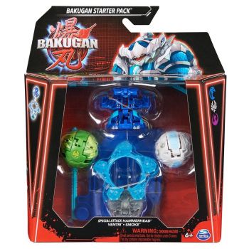 Set Figurine Bakugan Special Attack Hammerhead, Ventri, Smoke