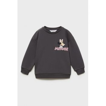 Bluza de trening din bumbac cu imprimeu cu Minnie Mouse