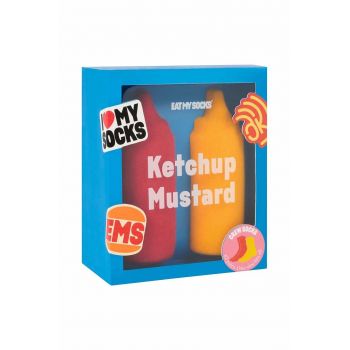 Eat My Socks sosete Ketchup & Mustard 2-pack