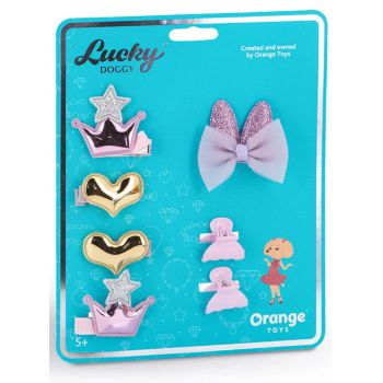 Lucky Doggy Hair Accessories Hearts And Crown (ot-lda5012)