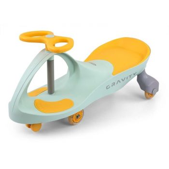 Masinuta ride-on gravitationala Lime Yellow Milly Mally