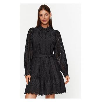 Rochie dama - Negru - Bumbac