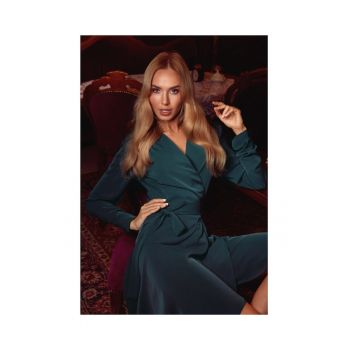 Rochie eleganta roz din poliester