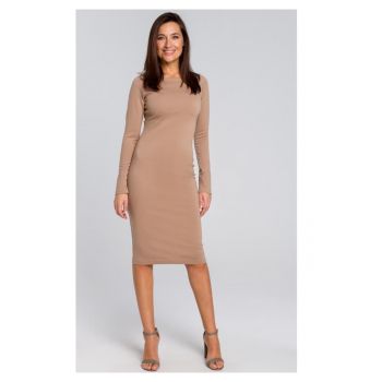 Rochie midi bodycon - Poliester/Bumbac