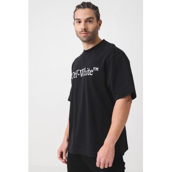 Tricou lejer de bumbac cu logo