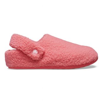 Papuci Crocs Classic Cozzzy Slipper Roz - Hot Blush