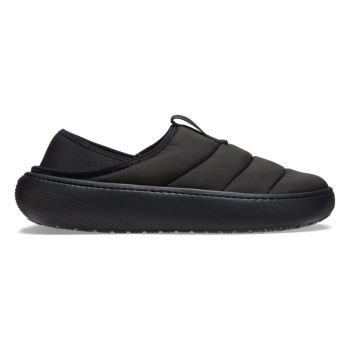 Papuci Crocs Classic Puff Moc Negru - Black/Black