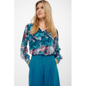 Bluza cu model tie-dye