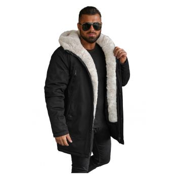 Geaca de iarna parka barbati neagra JS/22M315/392Z