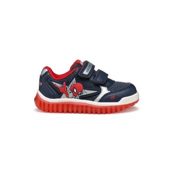 Pantofi sport cu velcro si Spider Man