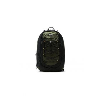 Rucsac unisex - 761708 - Piele ecologica/Textil - Verde / Negru