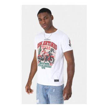 Tricou barbati - 76699 - Bumbac - Alb