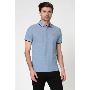 Tricou polo slim fit de bumbac organic Paulos