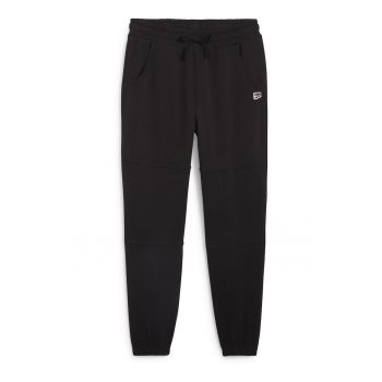 Pantaloni conici de trening cu snur in talie Downtown