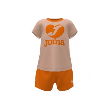 Set (tricou maneca scurta + pantaloni scurti) Love J 600056.070 - Roz deschis/Portocaliu