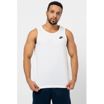 Top cu broderie logo pe piept Sportswear