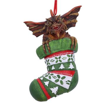 Gremlins Mohawk In Stocking Hanging 12cm