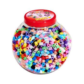 Hama Maxi Beads 2,000pcs Stackable Red Bucket (8588)