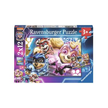 Puzzle Ravensburger Paw Patrol The Mighty Movie 2x12pc (10105721)