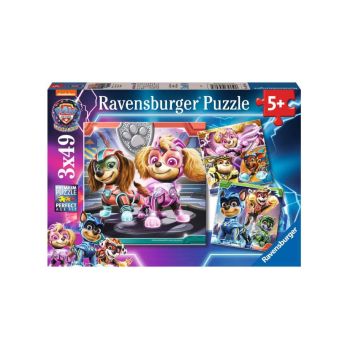 Puzzle Ravensburger Paw Patrol The Mighty Movie 3x49pc (10105708)