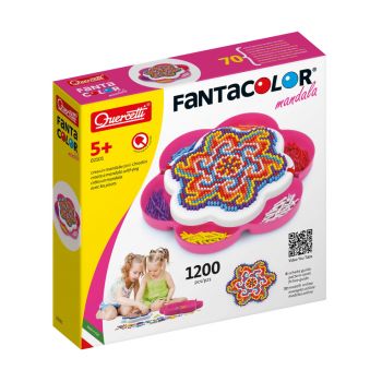 Quercetti Fantacolor Mandala Daisy Peg Mosaic 1200 Pieces (qu-2101)