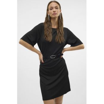 Rochie scurta lejera din lurex