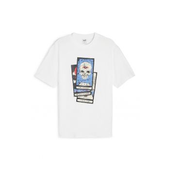 Tricou cu imprimeu Hoops Deck Tee