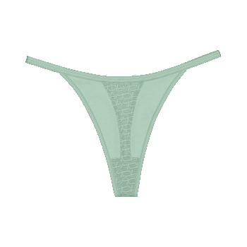 TRIUMPH SIGNATURE SHEER Chilot string verde