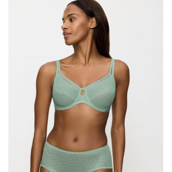 TRIUMPH SIGNATURE SHEER W01 Sutien minimizer verde