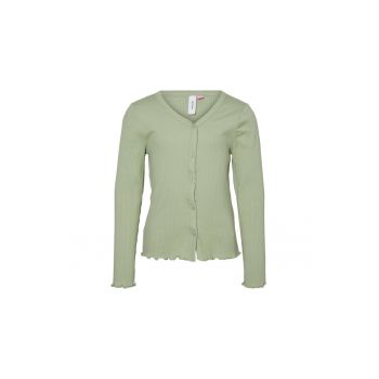 Cardigan fete - 301745136 - Bumbac - Verde