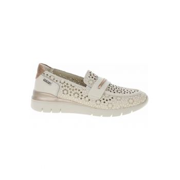 Mocasini dama - W4R-6518C1 - piele naturala - alb