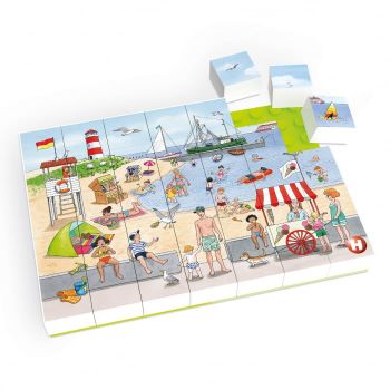 Puzzle La plaja Hubelino (35 piese)