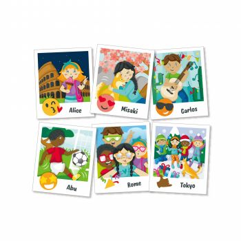 Puzzle pentru copii 2 in 1 In jurul lumii (100 piese)