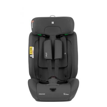 Scaun auto cu isofix KikkaBoo 76-150 cm i-Flit i-SIZE Dark Grey