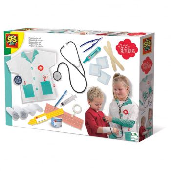 Trusa de doctor de jucarie cu accesorii, set mare